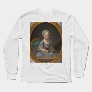 Portrait of Élisabeth of France - Joseph Ducreux Long Sleeve T-Shirt